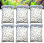 Aquarium Biological Bacteria House Ceramic Rings Filter Media 6 lbs Bagged for Pond Fish Tank Canister Filter