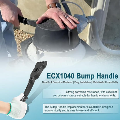ECX1040 Replacement Bump Handle for Hayward Perflex D.E. Pool Filters | Fits EC40, EC40AC, EC50A, EC50AC, EC65, EC65A, EC75, EC75A | Durable Corrosion-Resistant Filter Handle Assembly