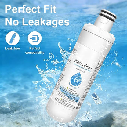 LT1000PC ADQ747935 Replacement for LG LT1000P/PC/PCS Refrigerator Water Filter,ADQ74793501,ADQ74793502,MDJ64844601,LMXS28626S,LFXS26973S,LT1000, Kenmore Elite 9980 and LT120F Air Filter,3 Combo
