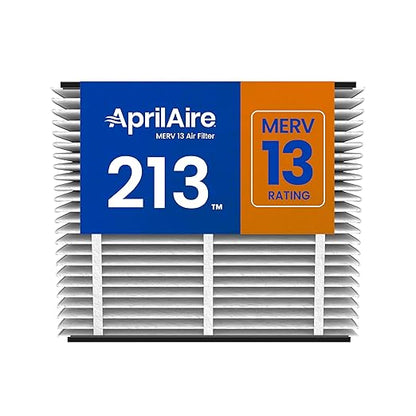 AprilAire 213 Replacement Filter for AprilAire Whole House Air Purifiers - MERV 13, Healthy Home Allergy, 20x25x4 Air Filter (Pack of 1)