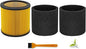Replacement Filter for Vacmaster 5-20 Gallon/Hart Shop Vacuum 5-17 Gallon, Replaces Hart VCFS 3701 Filter/VCFF Filter, Fits most Shop-Vac/Craftsman Vacuum with 2x Wet Foam Filter