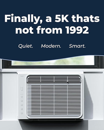 Windmill Window Air Conditioner - Quiet & Smart, Easy Install, Voice-Enabled, Remote & App Control AC Unit - 5,000 BTU Lite