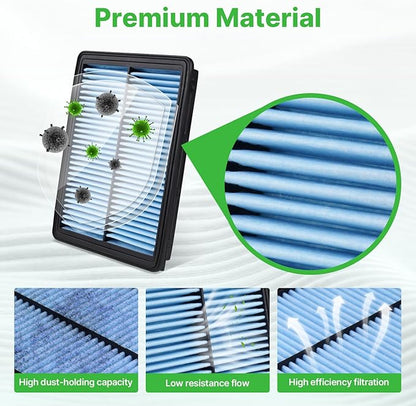 2PCS CA11942 Engine Air Filter Fit for Hyundai Sonata 2015-2019, Kia Optima 2016-2020 2.0L 2.4L Air Filter for MyCar Replacement Engine Filter Automotive Accessories# A90081