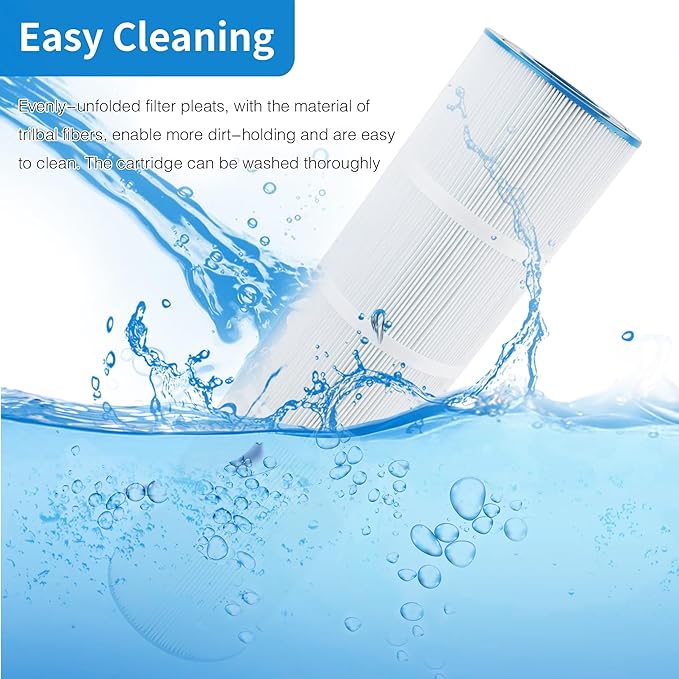 C-7459 Compatible with Jandy CL340, CV340 Filter Cartridge, Replaces Filbur FC-6405 FC-0800, PJAN85, Ultral-A8, A0557900, R0554500, Aladdin 18504, APCC7352, 4X85 sq.ft Pool Filter 4 Pack