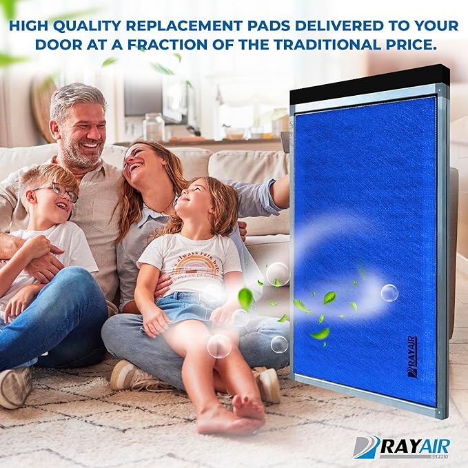 RAYAIR SUPPLY 12x12 Replacement Filter Pads Compatible with Dynamic Air Cleaner (3 Pack) (12x12)