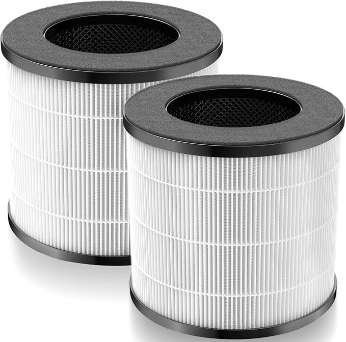 Cayman 608/320 Filter Compatible with Okaysou Cayman 608/320 Air Purifie-r, 3-in-1 Filtration, 2 Pack