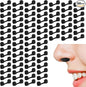 100 Pieces Nose Plug Filter Disposable Nose Dust Filters Bulk Sponge Nostril Filters for Spray Tanning Welding Dust Allergies DustConstruction Areas (Black)