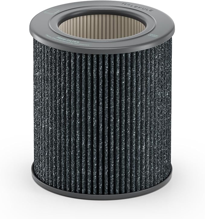 Molekule Mini/Mini+ Air Filter - Authentic Molekule Air Purifier Filter Replacement - PECO-HEPA Tri-Power Technology - Captures & Destroys Pollutants - Advanced Smoke Filtration