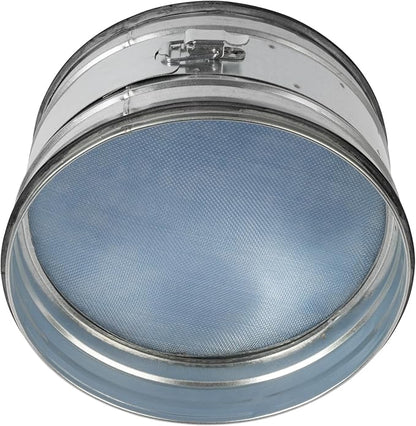 10" Inch Inline Round Duct Filter - G4 Class Filter with Mesh Screen - Dust Collection and Air Purification - Rigid or Flexible Vent Hose Filter