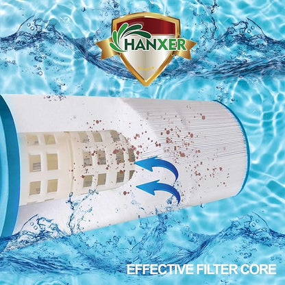 PRB35-in Spa Filter Cartridge Replaces for Unicel C-4335, Filbur FC-2385, R173431, 409-219, 03FIL1300, 17-2482, 25393, 303557, 817-3501, 40353, 35 sq.ft Drop in Hot Tub Filter, 2 Pack