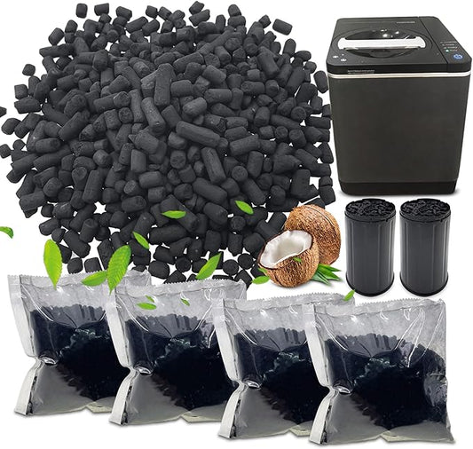 4-Pack Shurex Odor Absorbing Filter Refills for Vitamix FoodCycler Filters, Replacement Activated Carbon for Vitamix Foodcycler Replacement Filters
