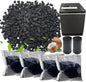 4-Pack Shurex Odor Absorbing Filter Refills for Vitamix FoodCycler Filters, Replacement Activated Carbon for Vitamix Foodcycler Replacement Filters