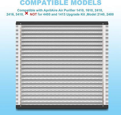 3 Packs 413 Replacement Filter for AprilAire Whole House Air Purifiers Models 1410, 1610, 2410, 2416, MERV 13 Furnace Air Purifier, 16x25x4 Air Filter (Actual size:16.5x27.5x4 in)