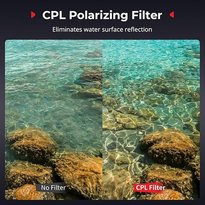 SmallRig Nano Filter Kit Only for DJI Osmo Nano, Includes CPL Polarizing Filter, ND16, ND32, and ND64 Filters