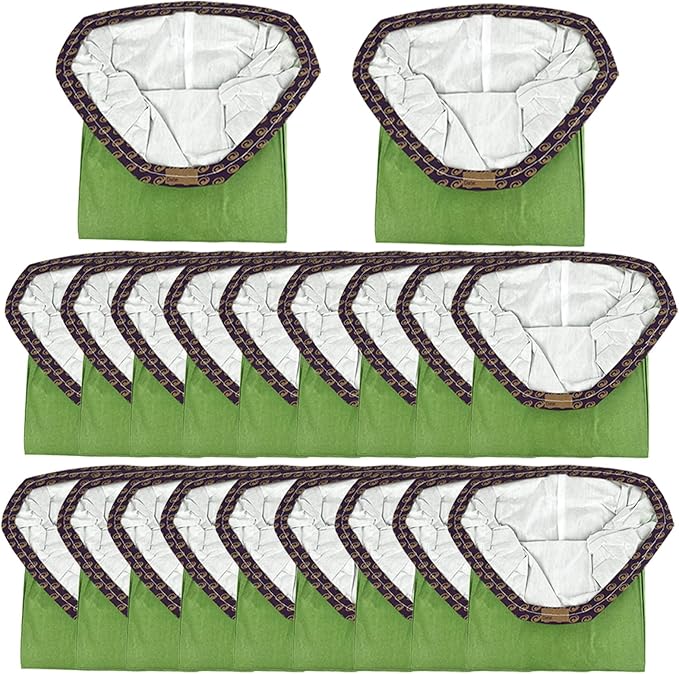 20 Pack 107666 Micro Filter Bags Compatible with ProTeam GoFit 3 Backpack Vacuum Cleaner,3 Quart Backpack Vacuum Bags
