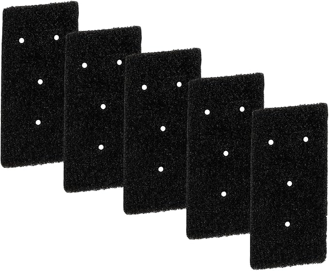 5Pcs 481010716911Dryer Filters 5-Hole Design (Dimensions: 230 x 115 x 14MM) for Bauknecht Privileg Whirlpool HX 481010716911 Heat Pump Dryers, Condensing Dryer Sponge Filter Pad