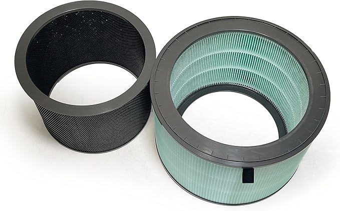 Nispira PuriCare 360 Filter Replacement For LG Air Purifier AS330DWR0 AS560DWR0 AS601HBB0 Part AAFTDT301 PFSHWC01 (NOT For Aero Tower Model) 2 Packs