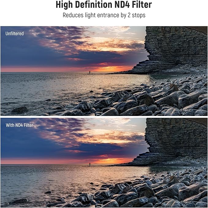 NEEWER 43mm UV/CPL/ND Lens Filter Kit with Hard Shell Storage Case, Multicoated Optical Glass & Aluminum Alloy Frame, UV + Circular Polarizer (CPL) + Neutral Density (ND4) Filter for Camera Lens