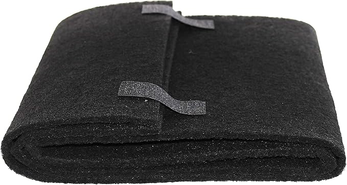 Cut to Fit Activated Carbon Filter Sheet 10x49" Compatible with Honeywell Furnace HVAC, Universal Air Purifier Charcoal Filter Roll for HVAC, AC, Window, Range Hood by LifeSupplyUSA (2-Pack)