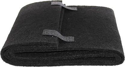 Cut to Fit Activated Carbon Filter Sheet 10x49" Compatible with Honeywell Furnace HVAC, Universal Air Purifier Charcoal Filter Roll for HVAC, AC, Window, Range Hood by LifeSupplyUSA (2-Pack)