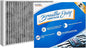 Spearhead Odor Defense Breathe Easy AC & Heater Cabin Filter, Fits S60, S90, V60/Cross Country, V90/Cross Country, XC60, XC90 Like OEM, Up to 25% Longer Lasting w/Activated Carbon (BE-155)