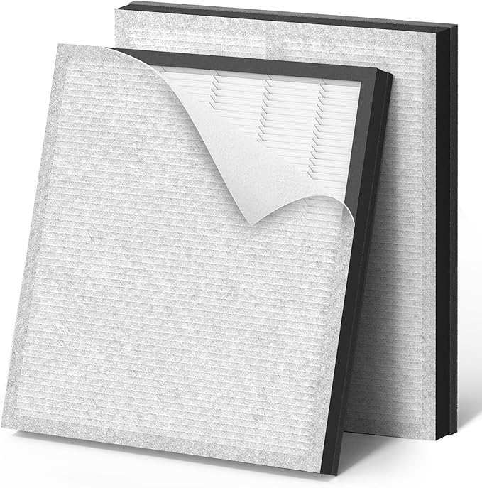 CHIVALZ 2 Pack HY4866 True HEPA Replacement Filters Compatible with MORENTO HY4866 Air Purifier, WESTHEY HY4866 Air Purifier and YIOU M1 Air Cleaner Purifier, Enhanced Version