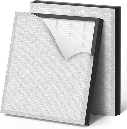 CHIVALZ 2 Pack HY4866 True HEPA Replacement Filters Compatible with MORENTO HY4866 Air Purifier, WESTHEY HY4866 Air Purifier and YIOU M1 Air Cleaner Purifier, Enhanced Version