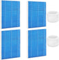 4-Pack Replacement Humidifier Filters Compatible with LEVOIT Superior 6000S Smart Evaporative Humidifier + 2-Pack Top Fill Humidifier Replacement Filters Compatible with LEVOIT Humidifiers
