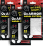 O2 Armor Nose Filters for Welders & Allergies - Nose Filter for Dust - Nasal Filters for Welding - Nose Dust Mask for Construction (30 Pack - 3x10, Size Medium)