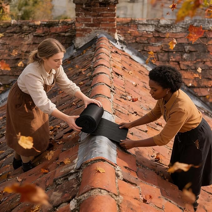 Roof Vent - Attic Mesh for Airflow Control | Ventilation Roll Filter Barrier with Breathable Grid Material & Cut to Fit Installation Design for Shed, Garage, Greenhouse and Cabin Protection
