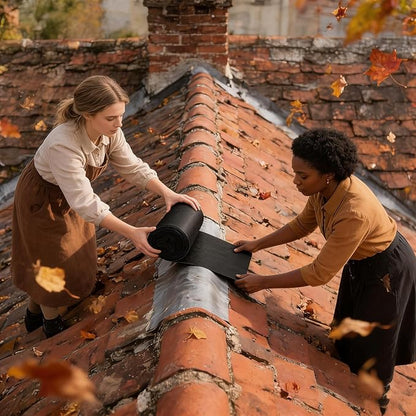 Roof Vent - Attic Mesh for Airflow Control | Ventilation Roll Filter Barrier with Breathable Grid Material & Cut to Fit Installation Design for Shed, Garage, Greenhouse and Cabin Protection