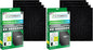 Filterbuy Activated Carbon Pre-Cut Filter HRF-A100 Replacement for Honeywell Air Purifier (8-Pack, Made in USA)