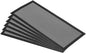 PATIKIL 5.5"x12" Magnetic Vent Cover, 6 Pack Floor Wall Air Registers Cover Strong Magnet Vent Screen Mesh for Blocking Hair Dust Debris, Black