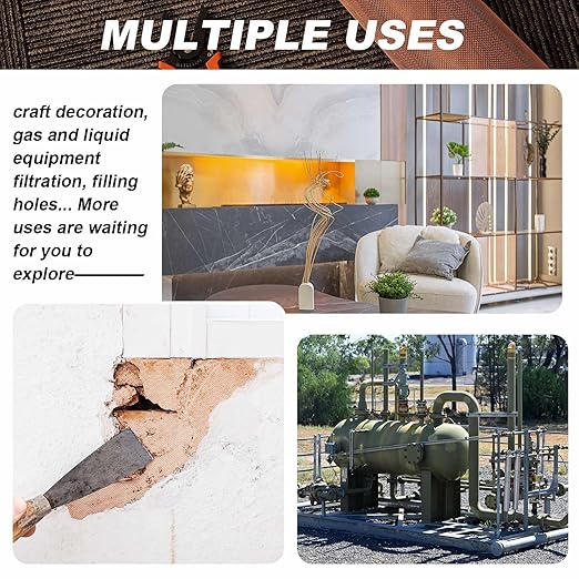 Zonon 99.9% Pure Copper Mesh Screen 36 Inch x 12 ft 16x16 Mesh Copper Roll Wire Fabric 0.27mm Wire Diameter Conductive Metal Dense Filter Screen Woven for Lab Faraday Cage Rodent Control Window Craft