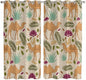 2 Panel Kitchen Cafe Curtains, Desert Camels Sunlight Filtering Nature Air Through, Home Decor Window Covering Tier Curtains for Living Room 104W x 84L inch Vintage Sand Animals Aloe Vera Leaves Beige