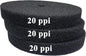 Aquarium Pond 5 Gallon Bucket DIY Bio Sponge Filter Media Pad Rounded 11x11 (20ppi 3 Pack)