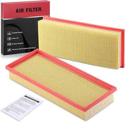 BDFHYK 2 PC Engine Air Filters Compatible with Mercedes-Benz CL550, CL63 AMG, CLS550, CLS63 AMG, CLS63 AMG S, E550, E63 AMG, AMG S, G63 AMG, GL450, GL550, GL63 AMG, GLE550, GLE63 AMG, GLE63 AMG S