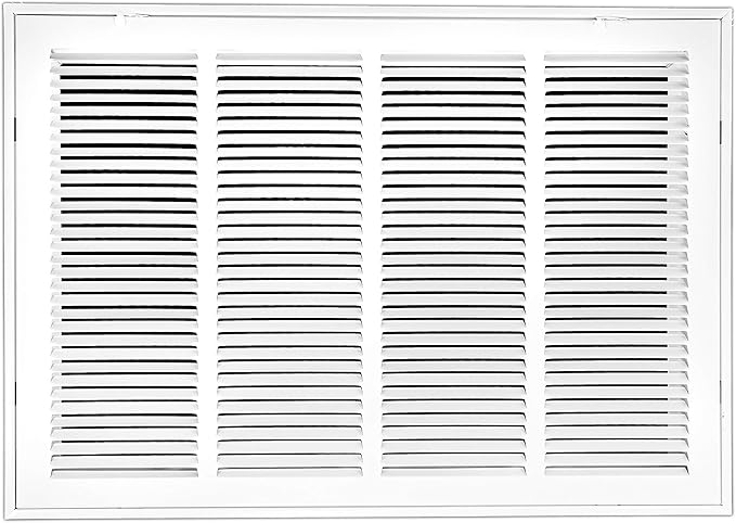 Venti Air 24" X 20" Steel Return Air Filter Grille - Removable Face/Door for 1 inch Filters - HVAC Duct Cover Grill (2-3 Business Day Delivery) [Outer Dimension: 26.5"W X 22.5" H]