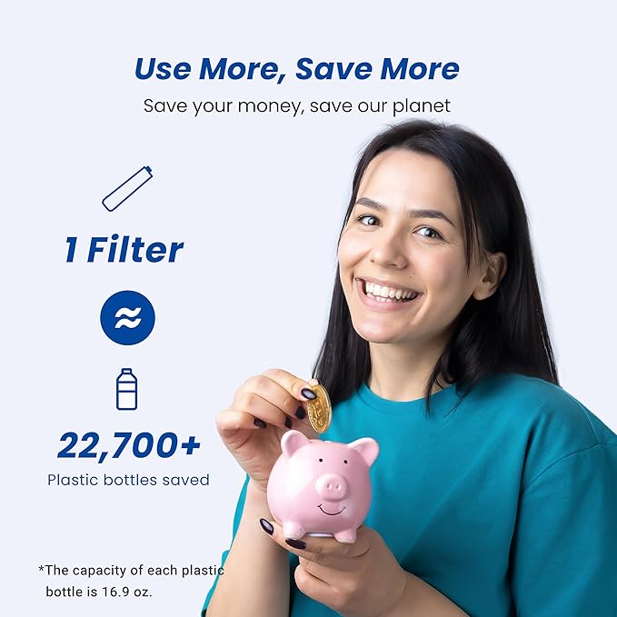 Waterspecialist RC 1 EZ-Change Basic Water Filtration Replacement, Replacement for Culligan® IC-EZ-1, US-EZ-1, RV-EZ-1, Brita® USF-201, USF-202, DuPont® WFQTC30001, WFQTC70001, 3K Gallons (Pack of 2)