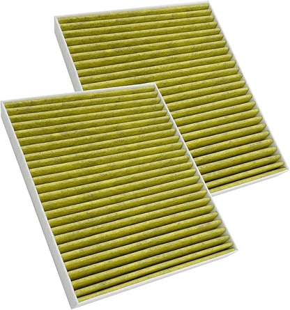 2PCS Capume Cabin Air Filter Replacement for CF11966, Sierra 1500 2019-2025, Silverado 1500 2019-2025, Yukon 2021-2025, Equinox 2018-2025, Blazer 2019-2025