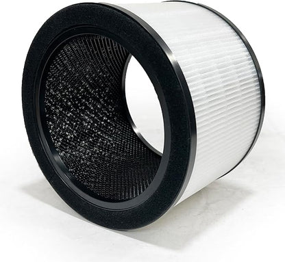 Nispira H7121101 3-In-1 True HEPA Filter Replacement Compatible with Govee Air Purifier H7121 | Removes Smoke, Chemical VOCs, Odor | 1 Pack