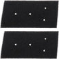 The Lord of the Tools 2Pcs Foam Sponge Filters Replacement 481010716911 8015250474909 Compatible with Whirlpool Filters Heat Pump Dryer Filter 230x115x 14mm
