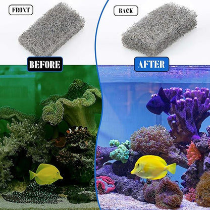 12 Pcs Nitrite Remover Inserts Compatible with Flex/spec/evo, Replacement Aquarium Filter Media for Freshwater and Saltwater Aquariums, Removing and Reducing Nitrite