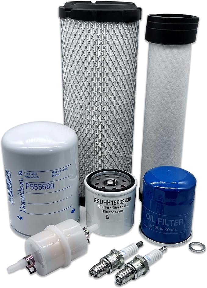 HERO Maintenance Filter Kit For Barreto 20RTK/23RTK Trencher Filters Compatible With OEM 842921 03952 841497 841238 845125 491055S Engine: Briggs & Stratton (Donaldson Air Filter)