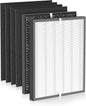 3000 Replacement Filter Compatible with Air Doctor 3000 Air Purifier, 1 Premium Filter + 1 Activated Carbon Filters + 4 Pre-Filters,Compare to ADF3001 ADF3002 ADF3003