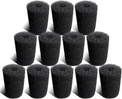 12 Packs Aquarium Fish Tank Filter Sponge, for Polaris Pool Cleaner Parts & Sweep Hose Tail Scrubbers Replacement, Fits 180 280 360 380 480 3900 Models
