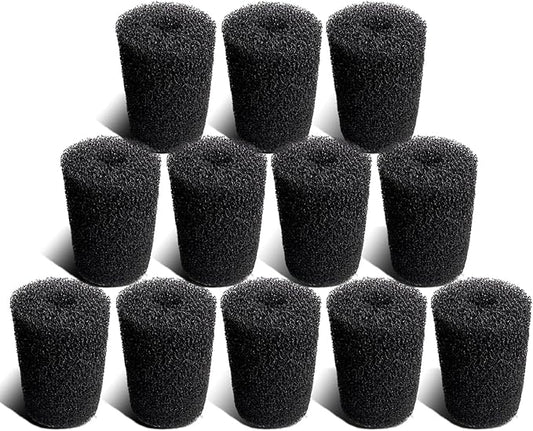 12 Packs Aquarium Fish Tank Filter Sponge, for Polaris Pool Cleaner Parts & Sweep Hose Tail Scrubbers Replacement, Fits 180 280 360 380 480 3900 Models