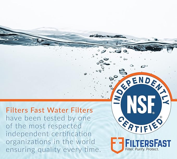 Filters Fast PH21500 Compatible Replacement for Everydrop EDR4RXD1 Filter 4, Carbon Refrigerator Cartridge for Fridge Water Dispenser