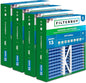 Filterbuy 16x22x5 Air Filter MERV 13 Optimal Smoke & Allergy Defense (4-Pack), Pleated HVAC AC Furnace Filters for Amana, Coleman, Goodman, York, and More (Actual Size: 15.38 x 21.88 x 5.25)