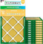 Filterbuy 10x20x1 Air Filter MERV 11 Superior Pet & Allergy Defense (12-Pack), Electrostatic Pleated HVAC AC Furnace Filters Replacement, Made in USA (Actual Size: 9.50 x 19.50 x 0.75)